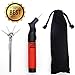 Dual Action Air Ball Pump with Needle for Basketball, Volleyball, Soccer, Football, and Sport Ball Inflation with 4 Additional Inflating Needles, Pressure Gauge and Storage Pouch, Best Gift for Boys