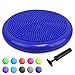 Trideer Inflated Wobble Cushion - Wiggle Seat for Sensory Kids(Multiple Colors), Balance Disc (Extra Thick), Flexible Seating for All Age (34CM Jewel Blue)