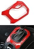 Dwindish Red ABS Interior Mouldings Car Decorative Gear Panel Frame Trim Cover for Jeep Renegade 2015 up