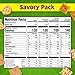 Nabisco Savory Cracker Variety Pack, RITZ, Cheese Nips, Wheat Thins & RITZ Toasted Chips Sour Cream and Onion, 20 Snack Packs