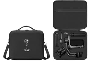 Camera Carrying Case for DJI RS5, Hard Shell Travel Storage Case, Travel Portable Bag, Large Capacity Carry Bag Pouch Organiz