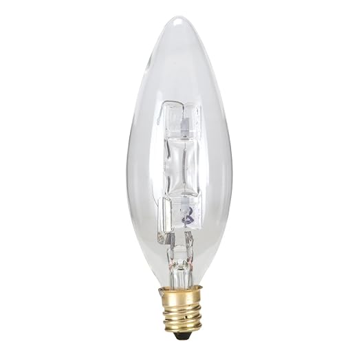 Globe Electric 0500301 40Watt Enersaver Candelabra Base Btype Halogen