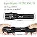 Tactical Flashlight, YIFENG XML T6 Ultra Bright LED Taclight As Seen On Tv with Adjustable Focus and 5 Light Modes for Camping Hiking Emergency (Flashlight+Charger)
