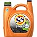 Tide Plus Febreze Sport Active Fresh Scent HE Turbo Clean Liquid Laundry Detergent, 3700087518,72 Loads 138 oz