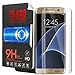 Galaxy S7 Edge Screen Protector,S7 Edge Glass Screen Protector,Creativecase[HD Clear][9H Hardness][Anti-Scratch] Tempered Glass Screen Protector for Samsung Galaxy S7 Edge