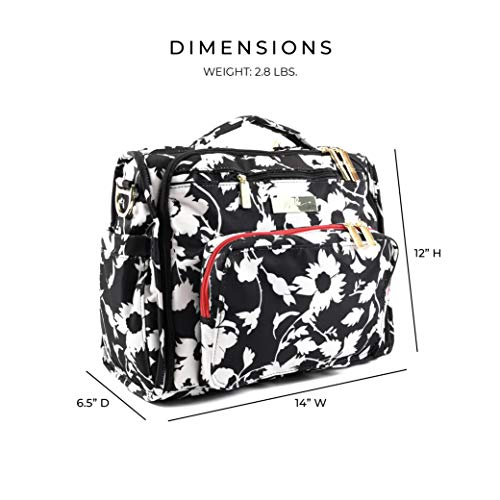 JuJuBe B.F.F Multi-Functional Convertible Diaper Backpack/Messenger Bag, Legacy Collection - The Imperial Princess