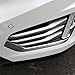DeAutoBug Chrome Matte Finished Front Fog Light Decoration Cover Trim for Cadillac XT5 2017