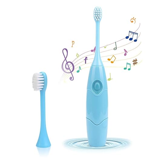 Kids Electric ToothbrushMusic Sonic Battery Powered With
