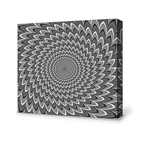 Canvas Wall Art for Living Room,Bedroom Home Artwork Paintings Visual Illusion Ready to Hang - 12x12 inches