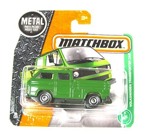 Matchbox 2017 Volkswagen Transporter Cab 95/125, Green (Tools in Bed of Truck)