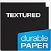 Oxford Twin-Pocket Folders, Textured Paper, Letter Size, Black, Holds 100 Sheets, Box of 25 (57506EE), 8-1/2 x 11