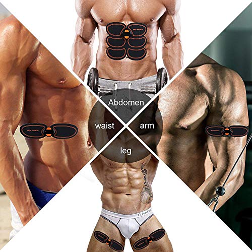 Abs Stimulator, Muscle Toner-Abs Stimulating Belt-Abdominal Toner-Training Device for Muscles- Wireless Portable to-Go Gym Device- Muscle Sculpting at Home- Fitness Equipment for at-Home Workouts