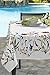 Benson Mills Spillproof Floral Spring/Summer Fabric Indoor Outdoor Tablecloth, Outdoor Table Cloth for Rectangle Tables, Picnic/Patio Table Covers (60