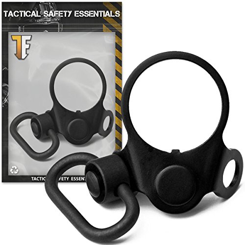 Tactical Safety Essentials ASM-QD Combo Model 4/15 .223 5.56 Carbine Buttstock Tube Angled Ambidextrous Dual Double Two Oval Loop Latch Adapter + 