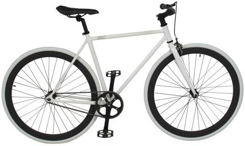 Best Choice Products White Wht 54cm Fixie Bike Steel Frame Gear Single Speed Sport Road Track Bicycle By Best Choice Products Amazon Co Uk Sports Outdoors