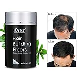 Hair Building Fibers, LuckyFine Disposable Powder Conceal Instantly for Thinning Hair, Cover Up Hair Loss Natural Thickens for Men and Women Black Color 22g/0.78oz