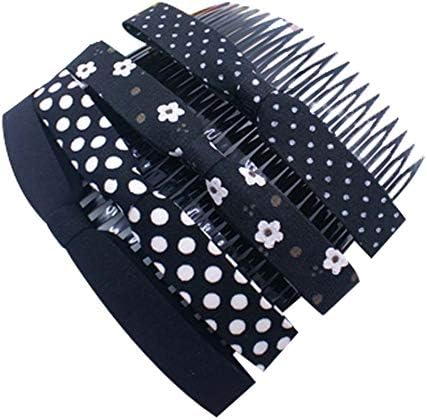 Black Series 4 Pcs Bow-knot Inserted Combs Fashion Hair Clips Hair Accessories