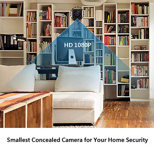 Mini Spy Camera WiFi Hidden Camera,Kaposev 1080P Small Security Cameras Motion Detection Nanny Cam,Remotely Viewing and Video Recording from Mobile Devices