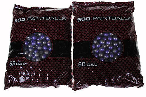 GI Sportz Draxus DXS SILVER INFERNO Paintballs -Silver/Imperial Shell - ORANGE FILL (1000 COUNT)