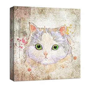 Canvas Wall Art Cute Abstract Animals...