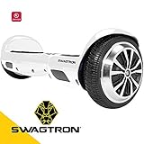 SWAGTRON T1 - UL 2272 Certified Hoverboard - Electric Self-Balancing Scooter – Your swag personal transporter awaits you. (White)