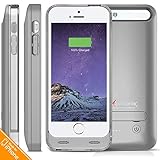 iPhone 5S Battery Case, iPhone SE Battery Case, Alpatronix [BX120 - MFi Apple Certified] 2400mAh External iPhone 5 Charger Case Removable Rechargeable Protective iPhone SE/5S/5 Charging Case [Ultra Slim Portable iPhone 5S Charging Case / Full Compatible Support with iOS 9+ & Apple Pay / iPhone SE/5S/5 Extended Battery Case / Lightning Connector Output / No Signal Reduction / Fits all colors for iPhoneSE, iPhone5S & iPhone5 for Juice Bank & Power Pack] - (Space Gray)