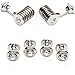 Crystal Barrel Formal Set Cufflinks Studs by Cuff-Daddy
