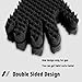 Curl Double Sided Hair Sponge Glove for Barbers Wave Twist Brush Gloves Styling Tool For Curly Hair Styling Care Dreads Afro Deva Locs Twist Dreadlocks Coil By Kasimedo