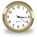 Clock Insert In Popular 1-7/16" Size Has an Easy-To-Read Arabic Dial And Glass Crystal