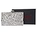 Fawziya Floral Evening Bags And Clutches Glitter Envelope Clutch Bags For Women-Silver