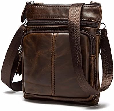 OURBAG Casual Men Vintage Shoulder Bag Messenger Crossbody Bags Handbag