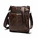 OURBAG Small Casual Men Vintage Shoulder Bag Messenger Crossbody Bags Handbag Coffee