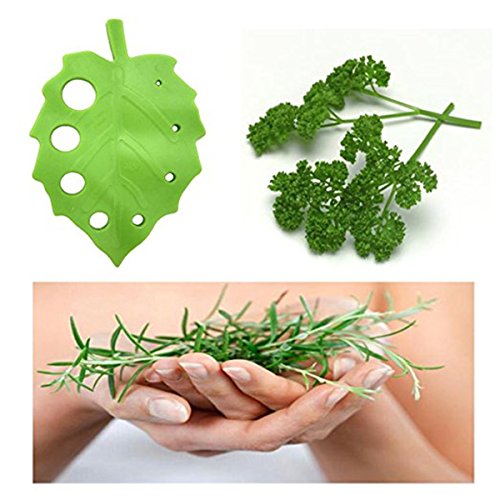 Wakaka 2 Pack Professional Kale/Chard/Collard Greens/Parsley/Basil/Rosemary Herb Stripper