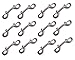 Derby Originals Nickel Plated Double Ended Bolt Snap Lot of 12