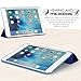 MoKo iPad Mini 4 Case - Slim Lightweight Smart-shell Stand Cover with Translucent Frosted Back Protector for Apple iPad Mini 4 7.9 inch 2015 Release Tablet, Navy BLUE (with Auto Wake/ Sleep)