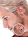 Mudder 12 Pairs 18 Gauge Stud Earrings Stainless Steel Barbell Studs Helix Earring Body Piercing Jewelry, 12 Colors (Cubic Zirconia)