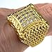 Ahappy-Hip hop Size 8-15 Jewelry Men Wedding Engagement 18K Gold Filled Ring R105
