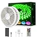 DAYBETTER Led Strip Light Waterproof 600leds 32.8ft 10m Waterproof Flexible Color Changing RGB SMD 5050 600leds LED Strip Light Kit with 44 Keys IR Remote Controller and 12V Power Supply primary