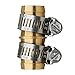 5 Pack - Orbit 5/8 Aluminum Water Hose Repair Kit with Hose Clamps