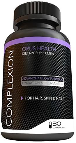 OPUS COMPLEXION: Phytoceramides plus Biotin 5000 mcg - Gluten Free Advanced Glow Formula for Hair, Skin, &amp; Nails Complex by OPUSH HEALTH