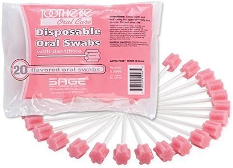 >Toothette swab w-dentifrice. Toothette Oral Swab