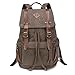 BeautyWill Unisex Causal College Daypack for School Travel Hiking Backpack Canvas Rucksack