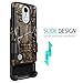 NageBee LG K20 Plus Case, LG K20 / LG K20V / K20 V / K10 2017 / Harmony/LG Grace 4G LTE with [Tempered Glass Screen Protector], [Heavy Duty] Shockproof [Holster Belt Clip] Kickstand Combo Case -Camo