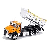 Kidcia Pull Back Cars Collectible Dump Truck Model for Toddlers Diecast Alloy Vehicles Simulation Construction Trucks Toys for Kids