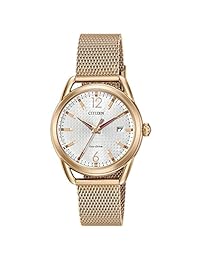 Reloj de pulsera de malla para mujer Citizen Eco-Drive