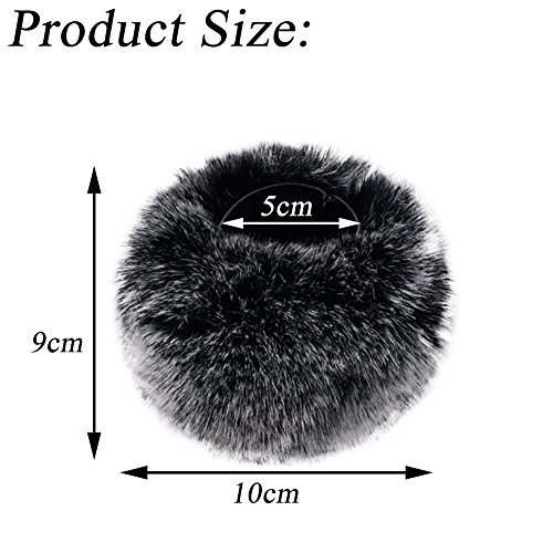Professional Microphone Furry Windscreen Muff Wind Cover for Blue Yeti