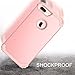 iPhone 7 Plus Case, LONTECT Shockproof Hybrid Heavy Duty Dual Layer High Impact Protection Case Cover for Apple iPhone 7 Plus - Rose Gold