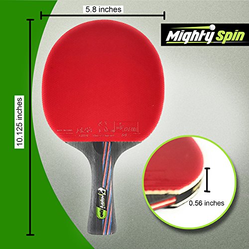 image for MightySpin Ping Pong Paddle Cleaner - Keeps Table Tennis Racket Rubber