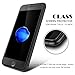 iPhone 7 Plus Screen Protector, SGM Tempered Glass Screen Protector For Apple iPhone 7 Plus, [Easy-install Sticker] 0.2mm/2.5D/9H/Bubble Free