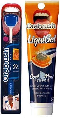 Orabrush Kit - 1 Tongue Cleaner Brush & 1 Gel by Orabrush